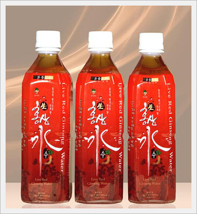 Live Red Ginseng Water  Made in Korea